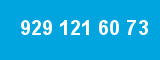 929 121 60 73 929 121 60 73